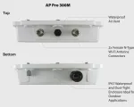 Pepwave AP Pro 300M (2.4 or 5.0GHz 2x2 MIMO) - Top and Bottom View